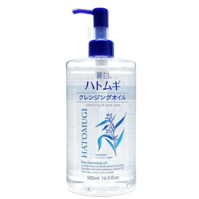 Nước Tẩy Trang Hatomugi Ý Dĩ Dưỡng Ẩm, Làm Sáng Da 500ml